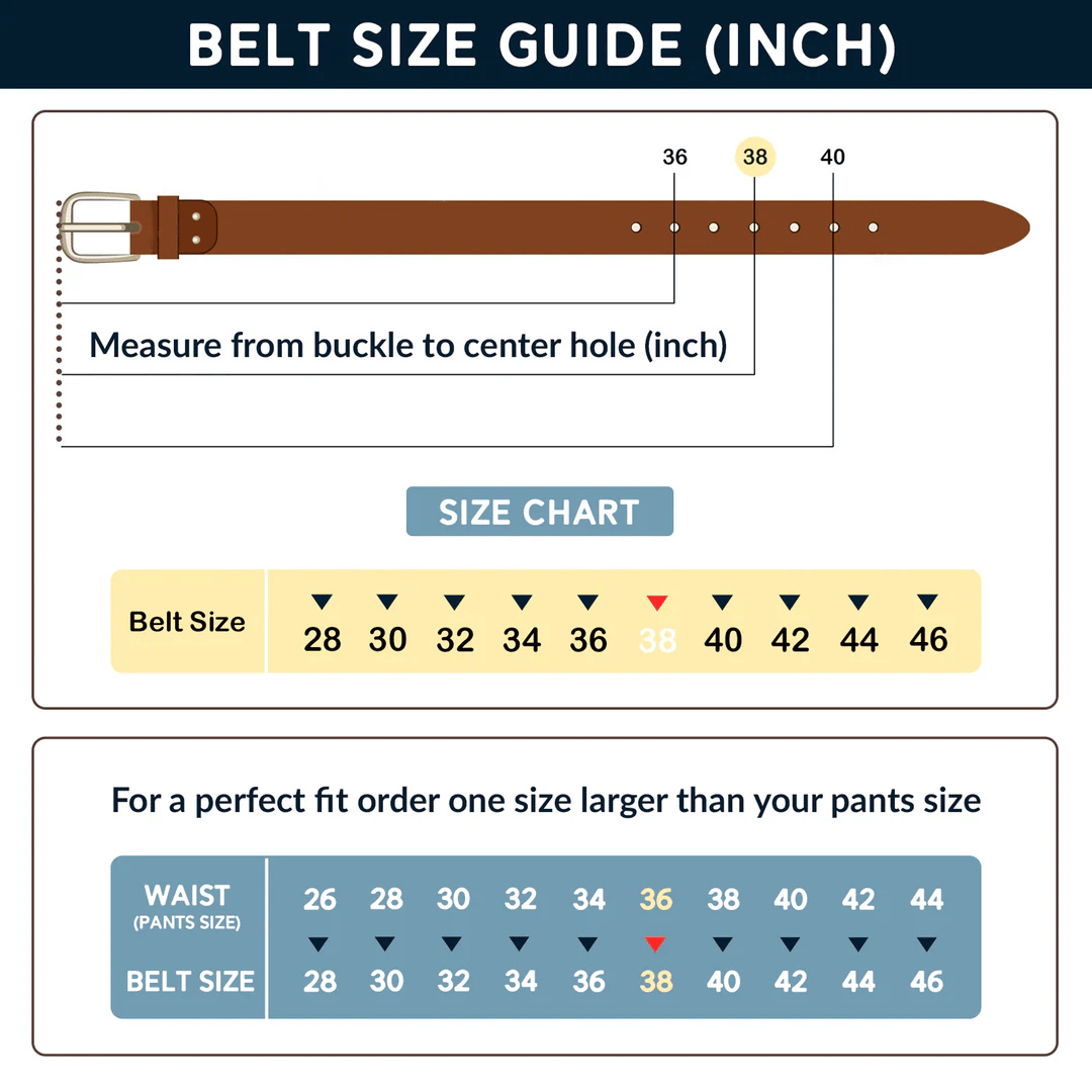 Personalized Engraved Men Luxury Genuine Leather Belt - Copper
